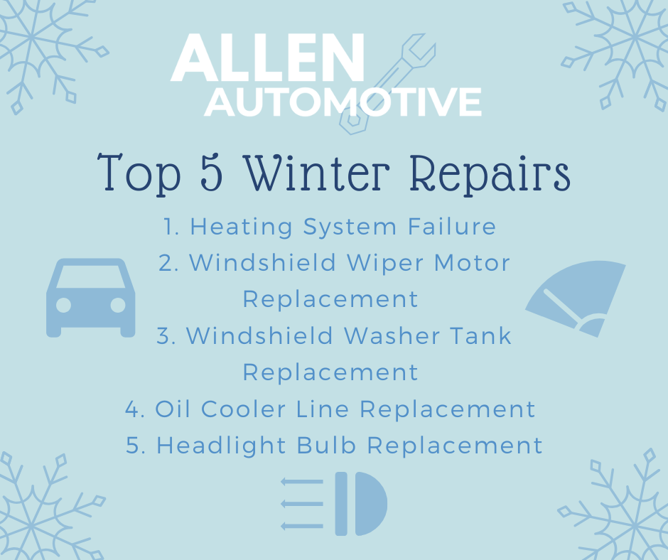 Top 5 winter repair